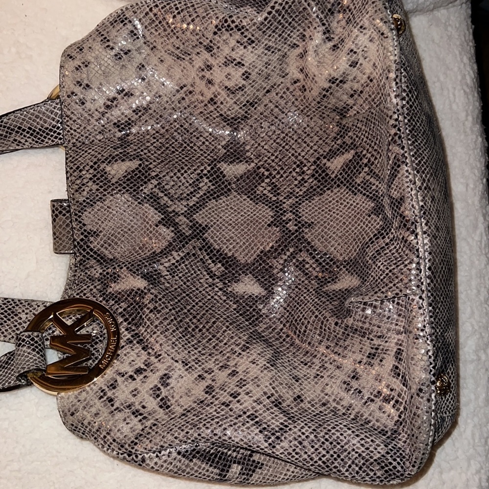 Michael Kors Python Bag-Purse-Satchel - image 7
